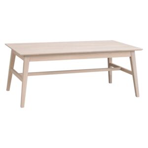 Bělený dubový konferenční stolek Rowico Sundin, 130 cm