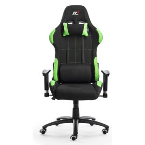 Herní židle k PC Sracer R2 s područkami nosnost 130 kg černá-zelená