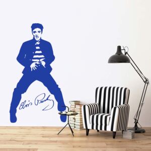 GLIX Elvis Presley - samolepka na zeď Modrá 90x50 cm