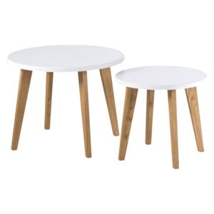 Konferenční stolek - PEGAS 01, zlatý dub/bílá