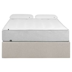 Béžová látková postel LaForma Matters 180 x 200 cm