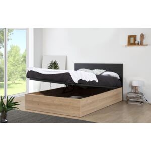 Aldo Designová postel s úložným prostorem 140x190 Natural II