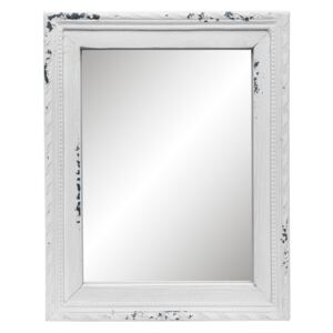 Stolní dřevěné zrcadlo s patinou a odřením - 20*2*25cm