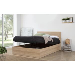 Aldo Designová postel s úložným prostorem 140x190 Natural