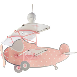 Dalber Star Plane Pink 54212S dětské závěsné svítidlo