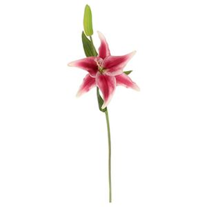 Lilie, barva tmavě růžová. Květina umělá. KUM3293