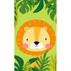 Dětský froté ručník Lev v Džungli 30x50 cm