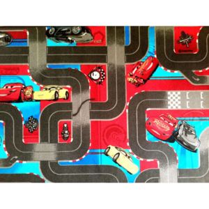Dětský koberec Cars 3 95 x 200 cm-SLEVA-POSLEDNÍ 2 KUSY
