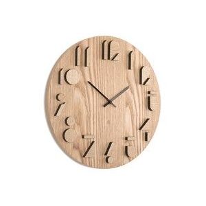 Nástěnné hodiny Umbra Shadow dřevo sv. hnědé 40 cm