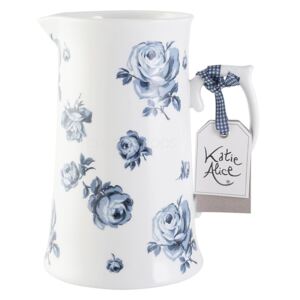 Katie Alice - porcelánový džbán White Floral 1,1 l (Porcelánový džbán z nové kolekce Vintage Indigo s motivem květin je milým doplňkem do každé kuchyně. )