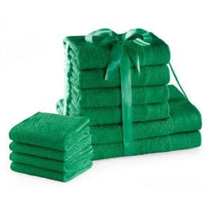 Sada ručníků Amari Family zelená 140 cm