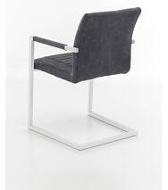 Židle Picton, kov, syntetická kůže, 2.jakkost
