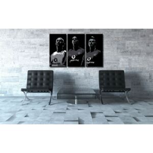Ručně malovaný POP Art Manchester United 3 dílný 120x80cm