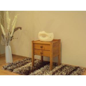 Noční stolek z masivu KAJA, 52x41x34 cm, olše-lak