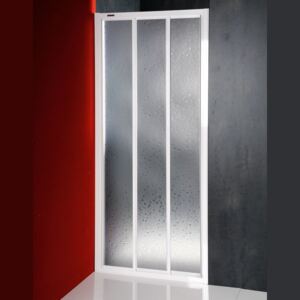 Aqualine DTR Sliding Shower Door 1000mm, white/polystyren DTR-C-100