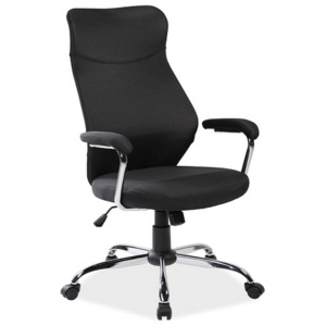 Kancelářská židle PASTE, 112-122x64x52x48-58, černá