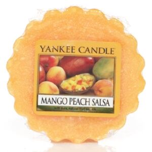 Yankee Candle - vonný vosk Mango Peach Salsa 22g (Sladké a pikantní… šťavnatá manga a broskve, oživené citrusy, květy zázvoru a růžovým pepřem...)