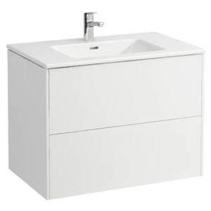 Laufen Base Slim Skříňka s umyvadlem 80 cm bílá H8649612611041