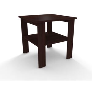 Moderní odkládací stolek čtverec 55 x 55 cm rovné nohy bez pásku