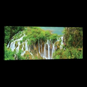 Postershop Obraz na plátně: Vodopády (3) - 145x45 cm