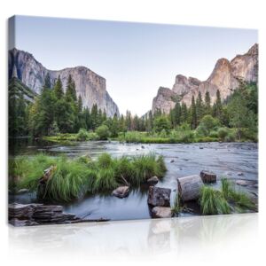 Postershop Obraz na plátně: Yosemite Valley - 75x100 cm