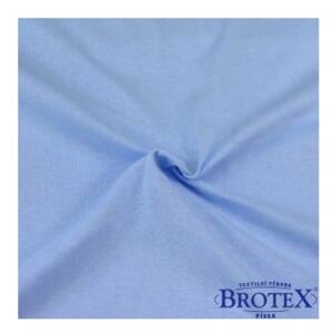 Brotex Luxusní jersey prostěradlo světle modré 90 x 200 cm