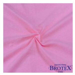Brotex Luxusní jersey prostěradlo růžové, 70 x 140 cm