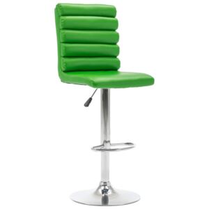 Barová židle Selma - umělá kůže | zelená