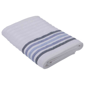 Bílý ručník z bavlny Bella Maison Stripe, 50 x 90 cm