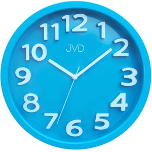 Modré čitelné netikající tiché dětské hodiny JVD HA48.4 (modré dětské tiché hodiny)