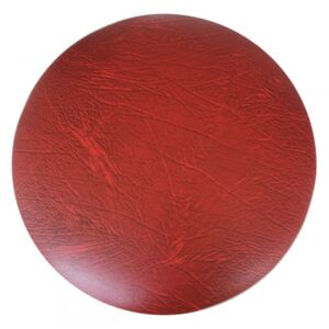 Kulatý sedák čalouněný Laya 40 cm mahagon - AL14