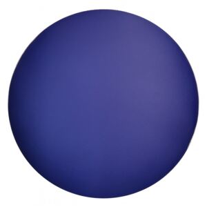 Kulatý sedák čalouněný Laya 40 cm tmavě modrá - 4D