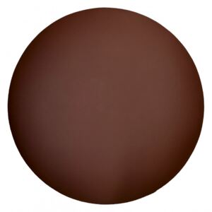 Kulatý sedák čalouněný Laya 40 cm tmavě hnědá - 2D