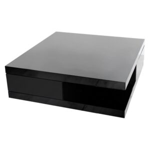 Konferenční stolek Aubrey 70 x 70 cm, černý