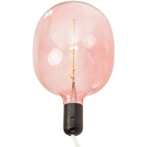 Bulb Spiral visiaca lampa ružová