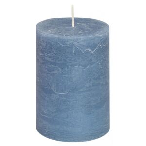 Svíčka RUSTIC sv.modrá 13 cm