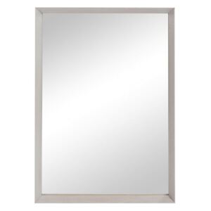 Obdélníkové zrcadlo v šedém dřevěném rámu Godelieve - 50*70*2 cm