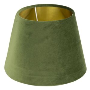 Sametové zelené stínidlo se zlatým vnitřkem Apple - Ø46*25cm/ E27