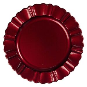 Červený melaninový talíř / podnos - Ø 33 cm