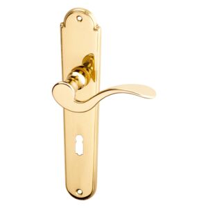 AC-T servis ACT dveřní klika KAMPA (mosaz) Provedení: BB (pro pokojový klíč), Rozteč: 72 mm