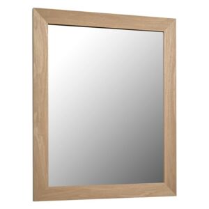 Přírodní dřevěné nástěnné zrcadlo LaForma Nerina 47 x 57 cm