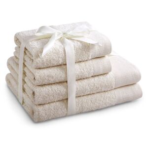 Sada ručníků Amari ecru bílá 140 cm