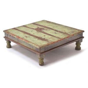 Čajový stolek z teakového dřeva, 56x56x19cm