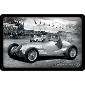 Nostalgic Art Plechová cedule: Mercedes-Benz Silver Arrow Racing - 20x30 cm