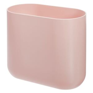 Růžový odpadkový koš iDesign Slim Cade