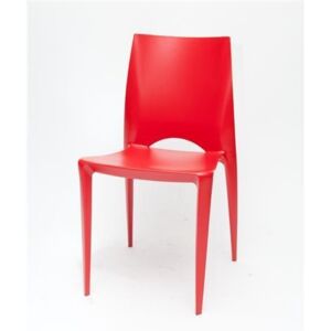 Jídelní židle Bee inspirovaná Bellini Chair červená