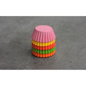 Cukrářské košíčky pečné na menší muffinky barevné 35x20 mm - 100 ks -