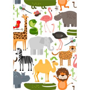 SAMAK DESIGN Plakát Safari - džungle Rozměr plakátu: 300x400 mm
