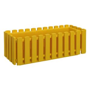 Žlutý samozavlažovací truhlík Gardenico Fency Smart System, délka 50 cm