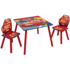 Dětský stůl a židle auta Cars RED